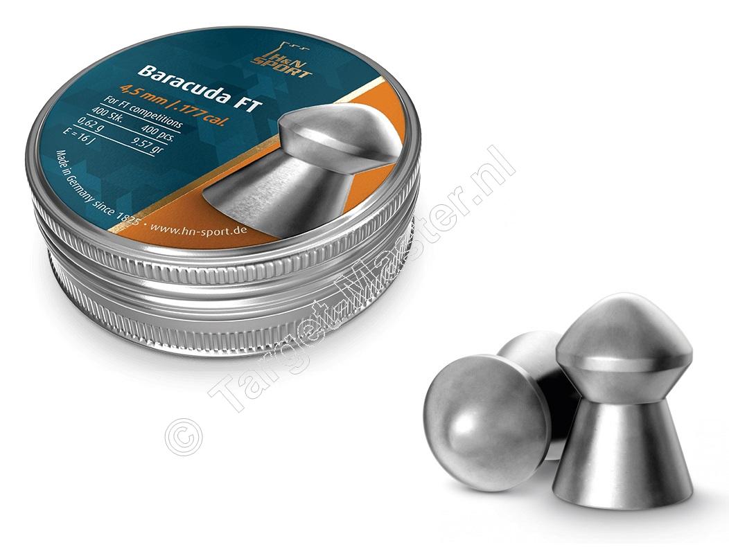 H&N Baracuda FT 4.50mm Airgun Pellets tin of 400